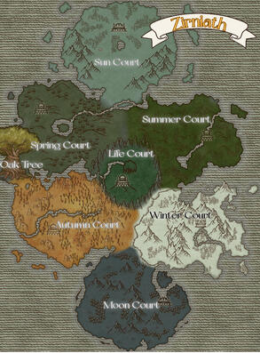 Zirniath World Map Zirniath World Map